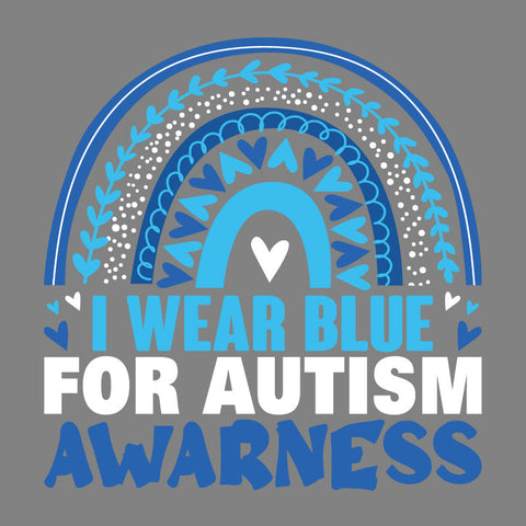 Autism Awareness DTF Transfer Designs (4", 6", 8", 11" Length Available)