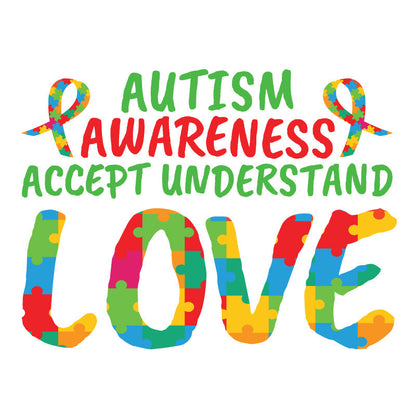 Autism Awareness DTF Transfer Designs (2.5", 4", 8", 11" available)