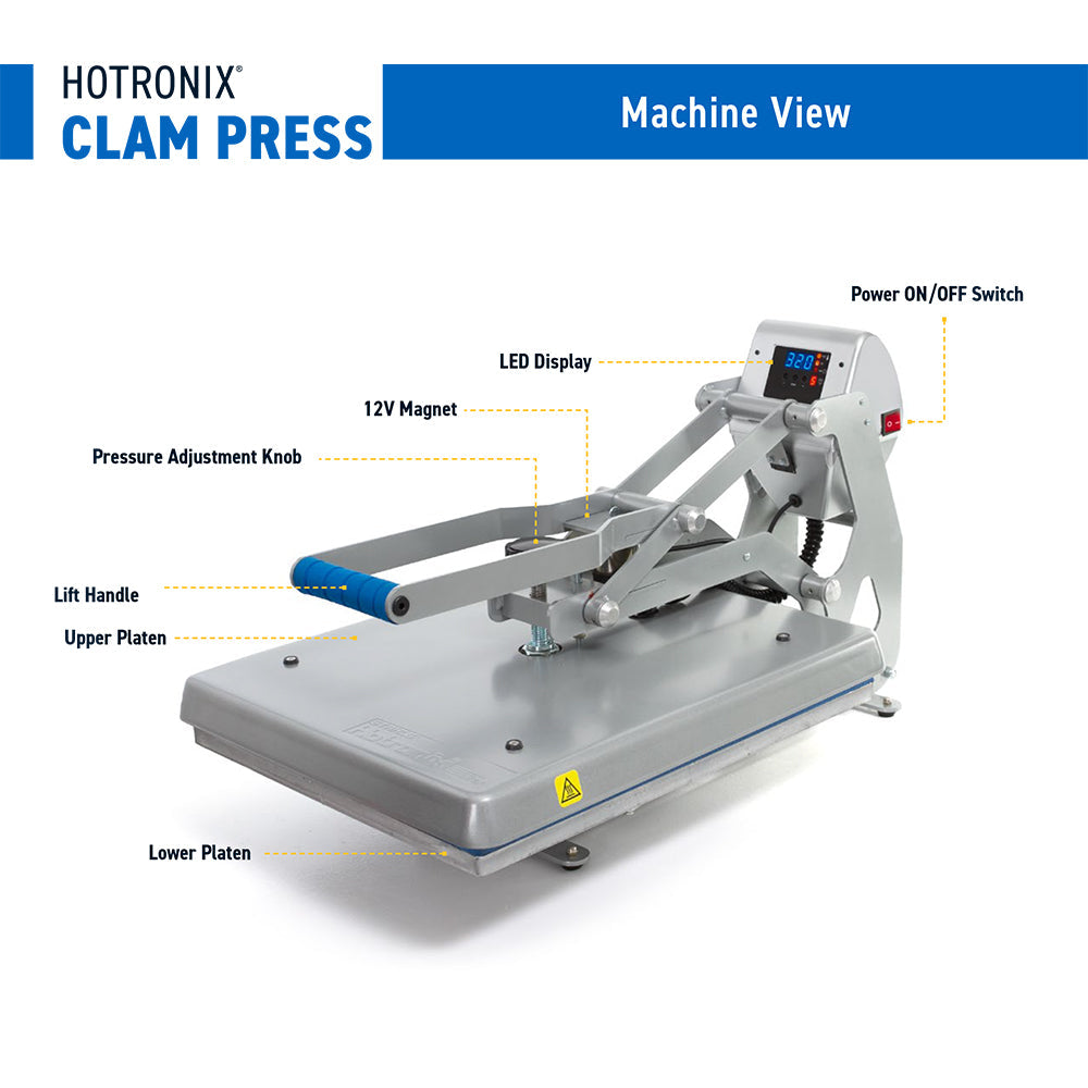 Hotronix STX Auto Open Clam Heat Press