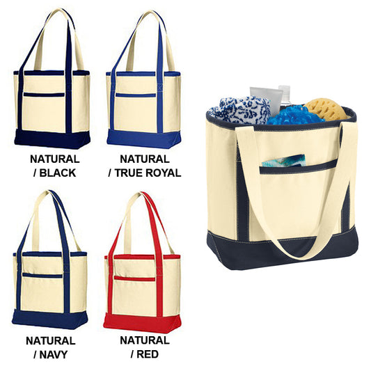 Port Authority Medium Cotton Canvas Boat Tote