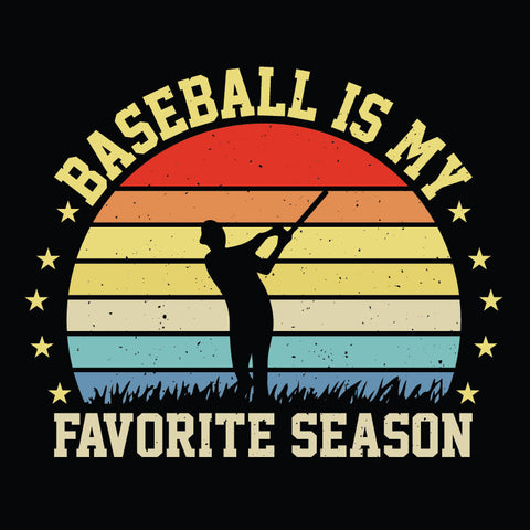 Baseball DTF Transfer Designs (4", 6", 8", 11" Length Available)