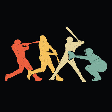 Baseball DTF Transfer Designs (4", 6", 8", 11" Length Available)