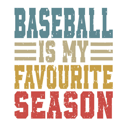 Baseball DTF Transfer Designs (4", 6", 8", 11" Length Available)