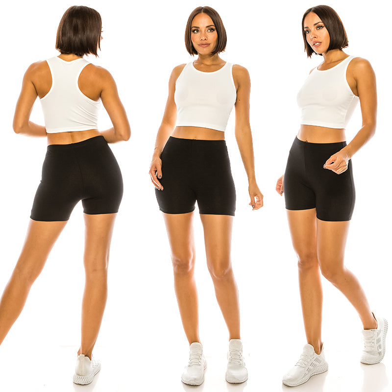 Biker Leggings Shorts (3" Inseam)