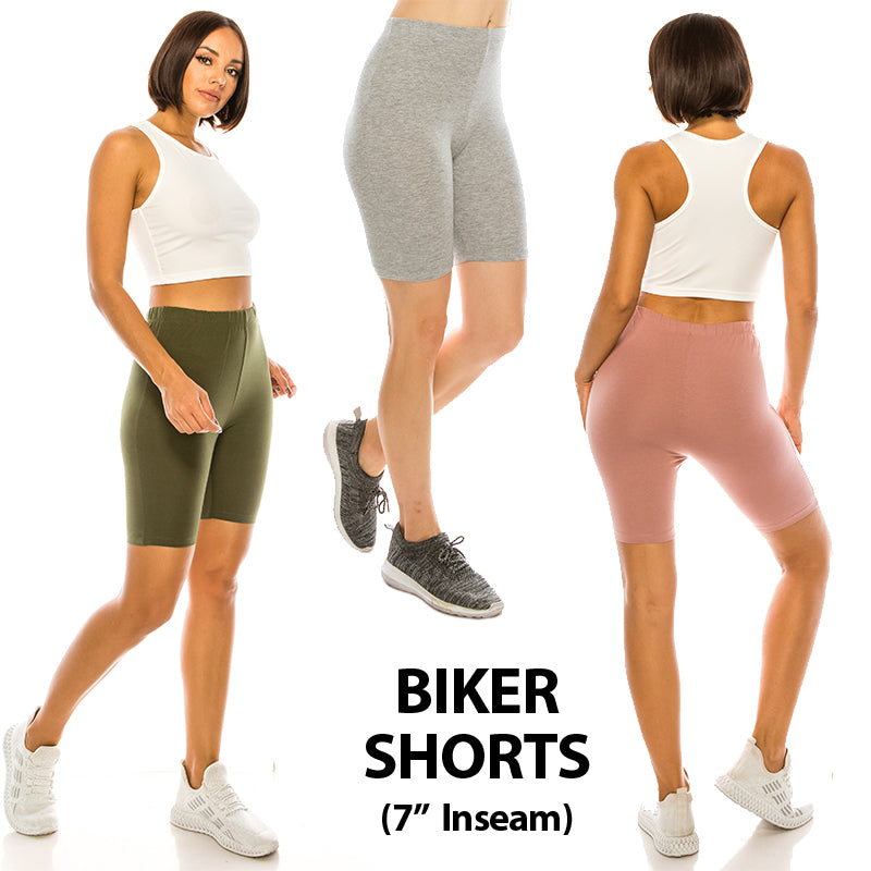 Biker Leggings Shorts (7" Inseam)