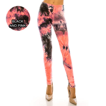 Tie Dye Ultra Soft Leggings (Regular/Plus Size)