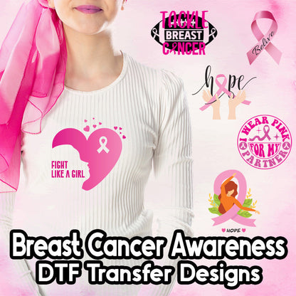 Breast Cancer Awareness DTF Transfer