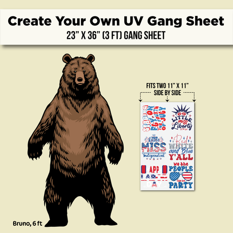 Create Custom UV DTF Gang sheet2
