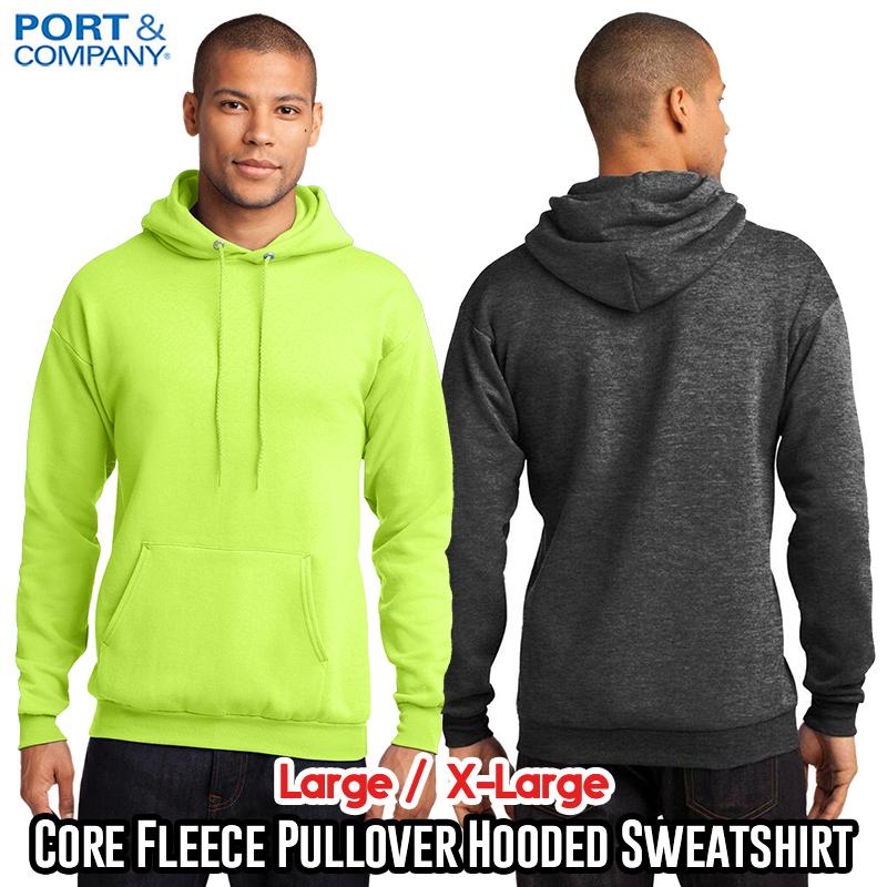 Port & Company® - Core Fleece Pullover Hooded Sweatshirt (Large/X-Large)