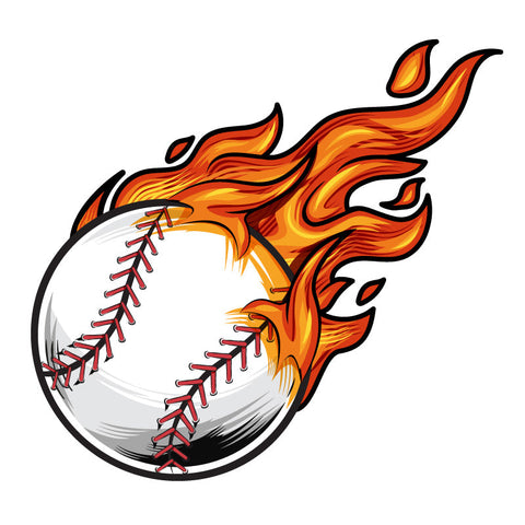 Baseball DTF Transfer Designs (4", 6", 8", 11" Length Available)