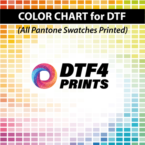 DTF4Prints DTF Color Chart Main