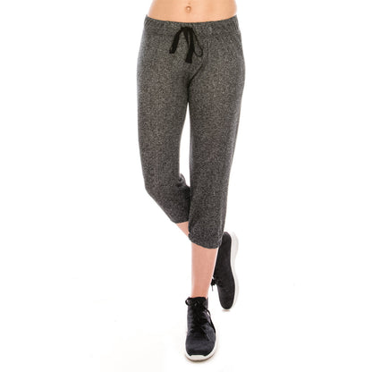 French Terry Jogger Capri Pants