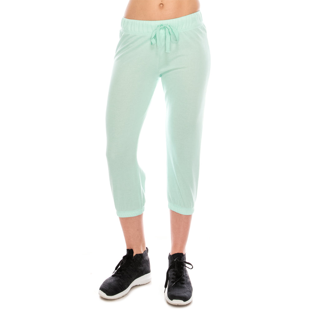 French Terry Jogger Capri Pants