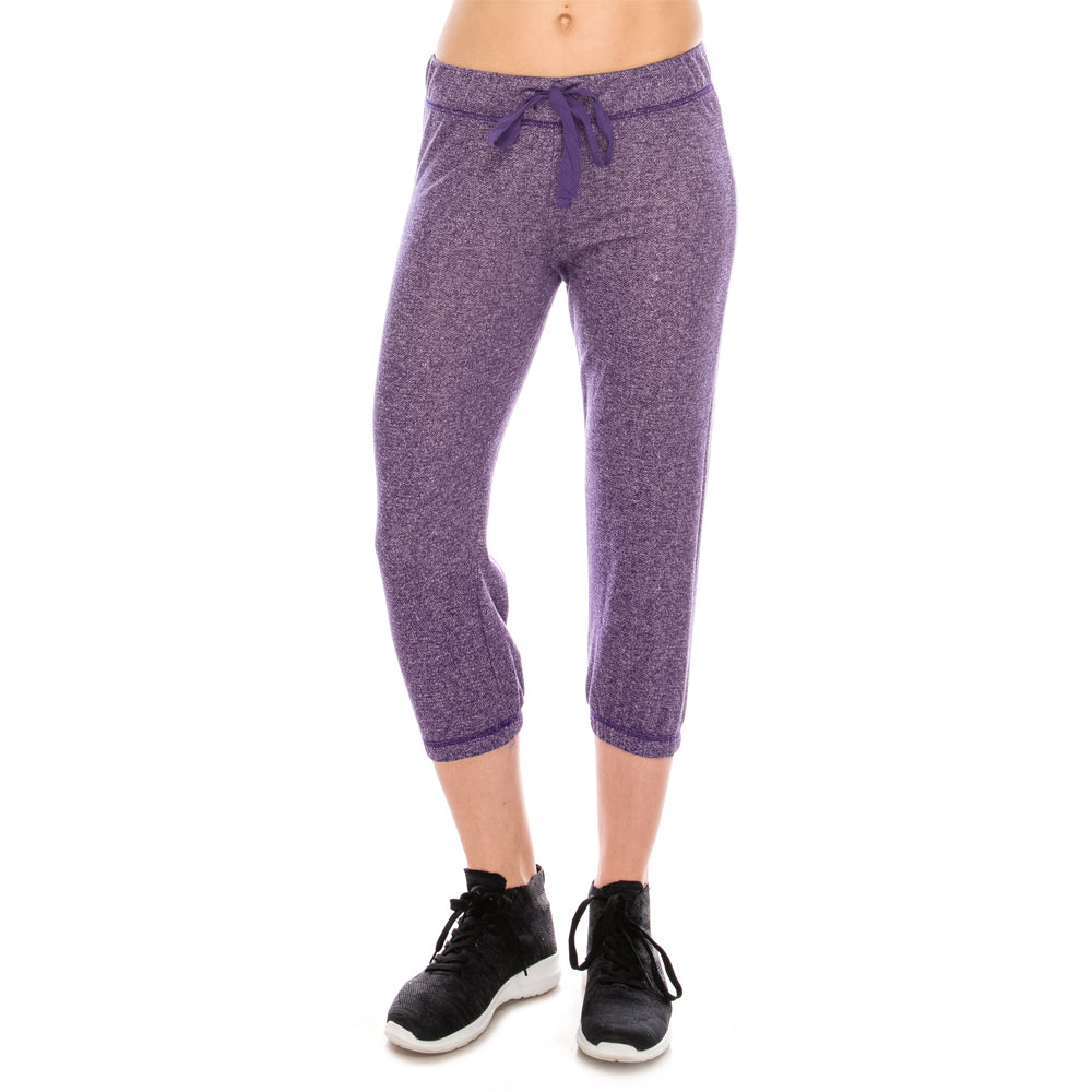 French Terry Jogger Capri Pants