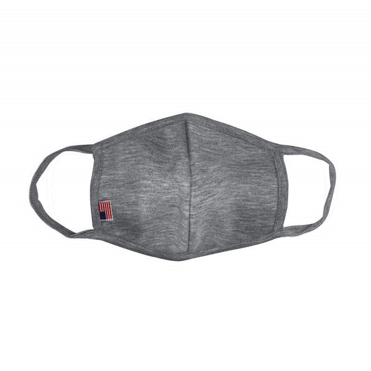 Gray Double Layered 3D Shape Protective Face Mask MADE in USA with tag
