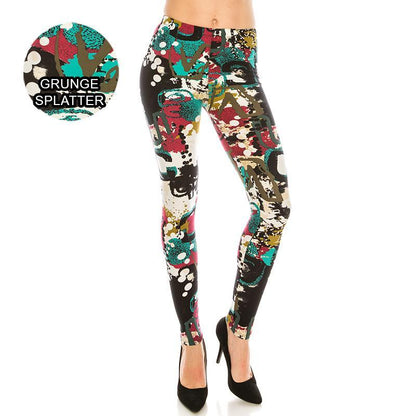 Grunge Splatter Leggings