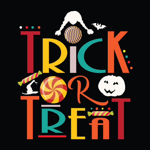 Halloween DTF Transfer Designs (4", 6", 8", 11" Length Available)