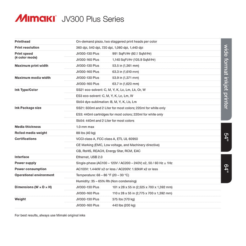 Mimaki JV300 Printer