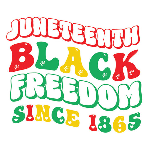 Juneteenth DTF Transfer Designs (4", 6", 8", 11" Length Available)