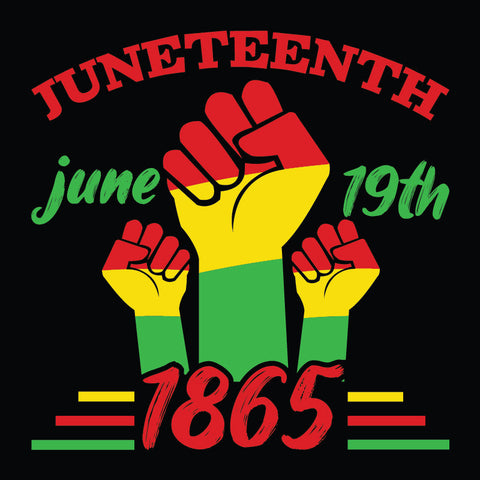 Juneteenth DTF Transfer Designs (4", 6", 8", 11" Length Available)