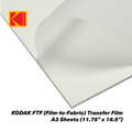 KODAK FTF (Film-to-Fabric) Transfer Film – A3 Sheets