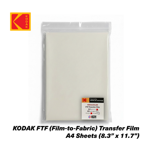 KODAK FTF (Film-to-Fabric) Transfer Film – A4 Sheets