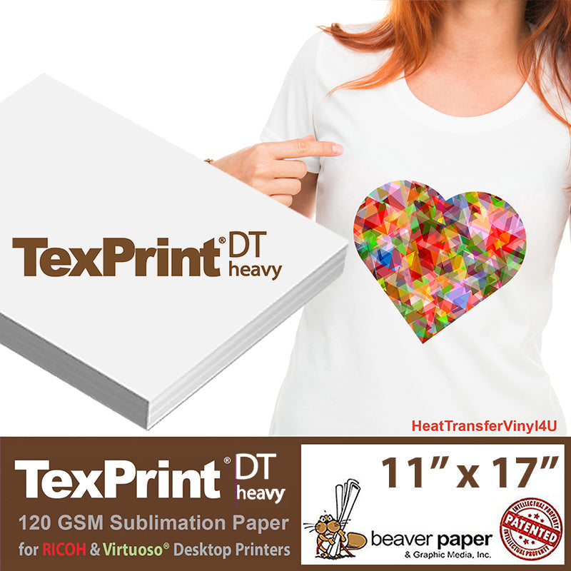 TexPrint®DT Heavy Desktop Sublimation Paper - 11" X 17"