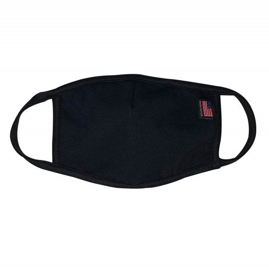 KIDS Black Double Layered Cotton Protective Face Mask MADE in USA with tag and Filter Pocket