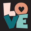 LOVE DTF Transfer Designs (2.5", 4", 6", 8" Length Available)