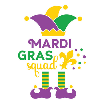 Mardi Gras DTF Transfer Designs STOCK CLEARANCE (COLD PEEL)