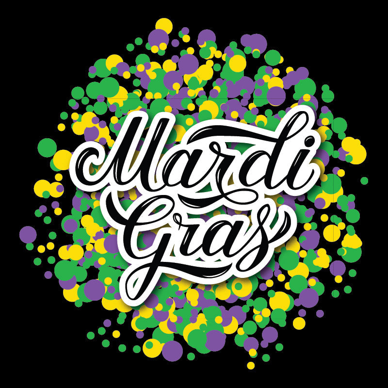 Mardi Gras DTF Transfer Designs STOCK CLEARANCE (COLD PEEL)