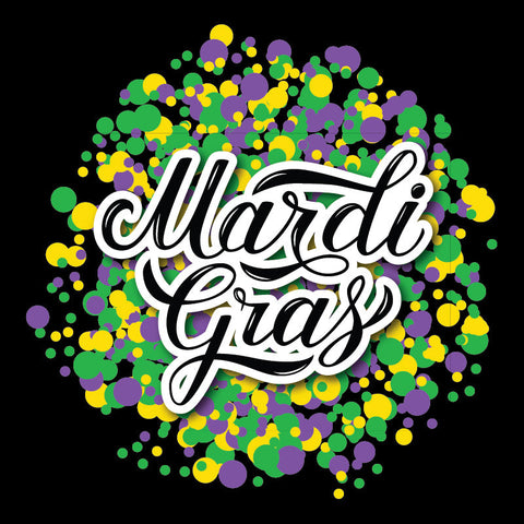 Mardi Gras DTF Transfer Designs (4", 6", 8", 11" Length Available)