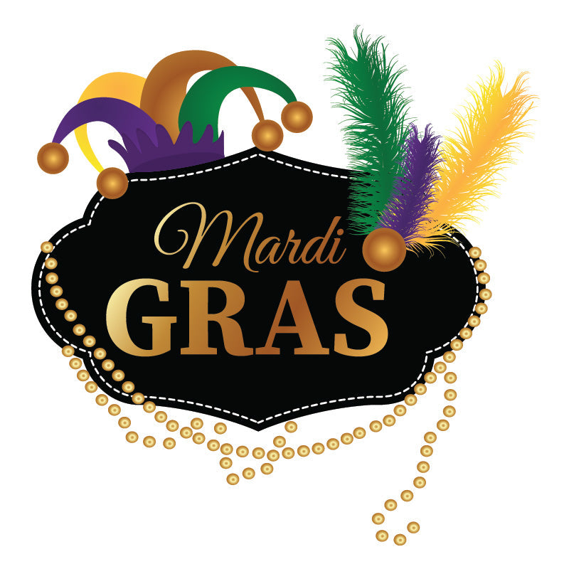 Mardi Gras DTF Transfer Designs STOCK CLEARANCE (COLD PEEL)