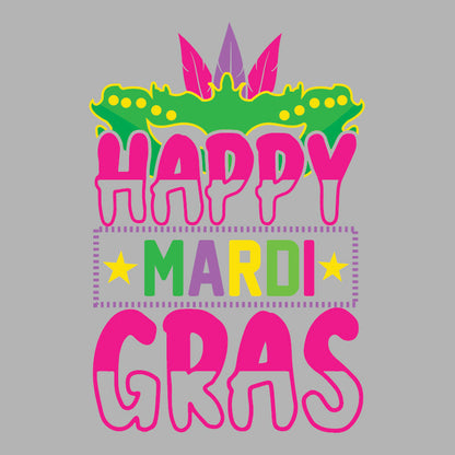 Mardi Gras DTF Transfer Designs (4", 8", 11" available)