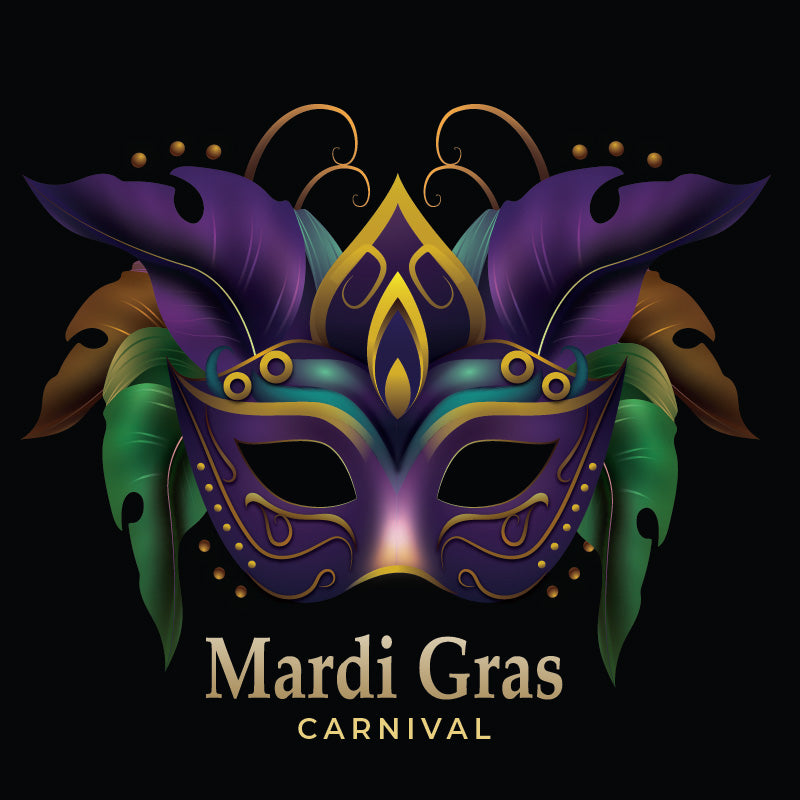 Mardi Gras DTF Transfer Designs STOCK CLEARANCE (COLD PEEL)