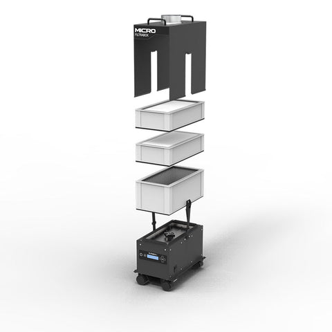 FILTRABOX Micro Laser Fume Extractor – for Hobby & Small Lasers