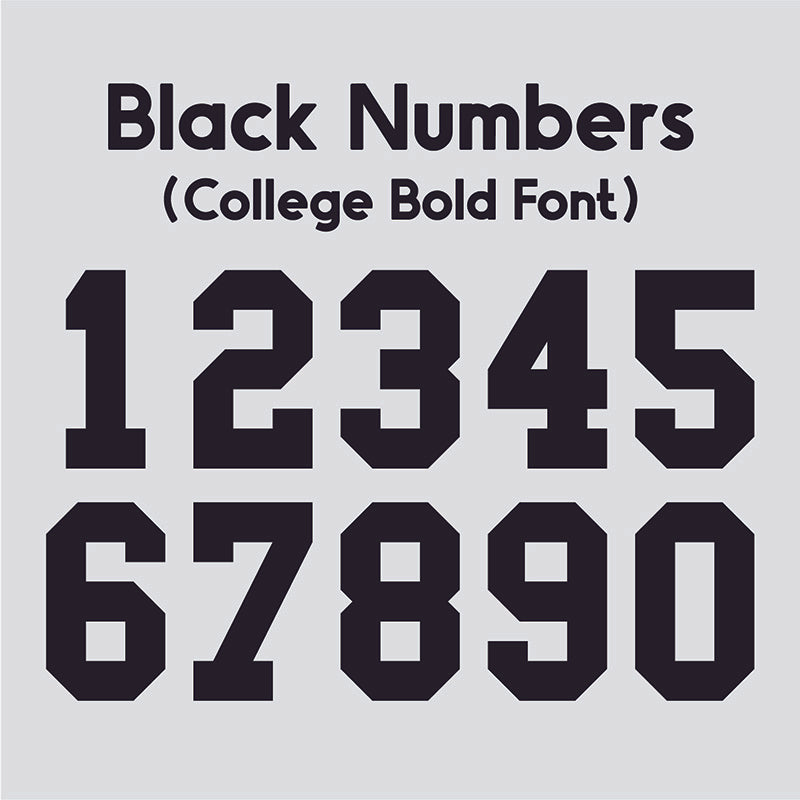 Numbers DTF Transfer STOCK CLEARANCE (COLD PEEL)