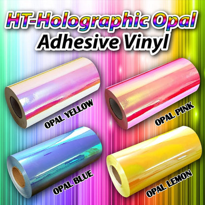 HT-Holographic Opal Adhesive Vinyl 12.8" x 12" Sheet