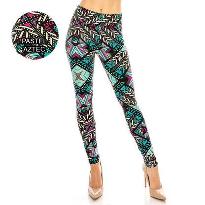 Pastel Aztec Leggings