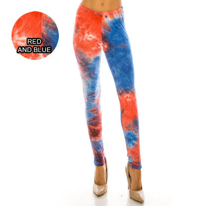 Tie Dye Ultra Soft Leggings (Regular/Plus Size)