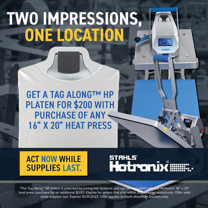 Stahls Hotronix XRF Air Fusion IQ Pedestal Heat Press (16" x 20")