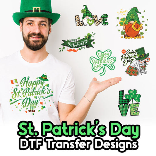 St. Patrick's Day DTF Transfer Designs