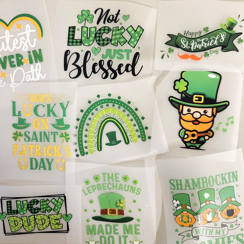 St. Patrick's Day DTF Transfer Designs