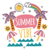 Summer DTF Transfer Designs (4", 6", 8", 11" Length Available)