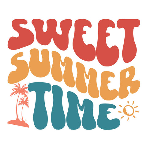 Summer DTF Transfer Designs (4", 6", 8", 11" Length Available)