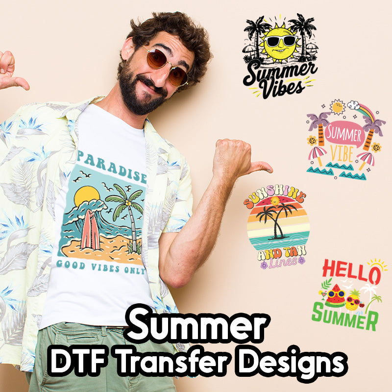 Summer DTF Transfer Designs