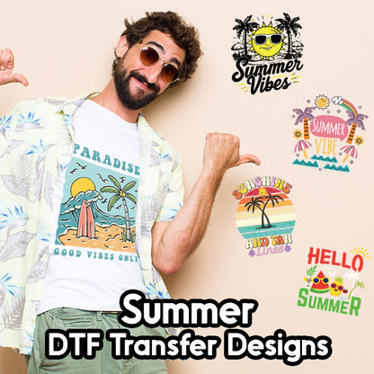 Summer DTF Transfer Designs