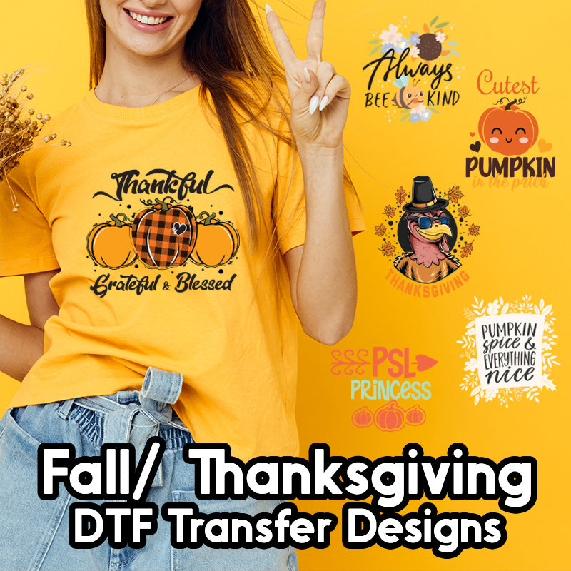 Thanksgiving DTF transfer