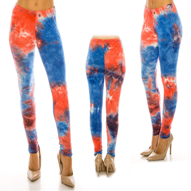 Tie Dye Ultra Soft Leggings (Regular/Plus Size)