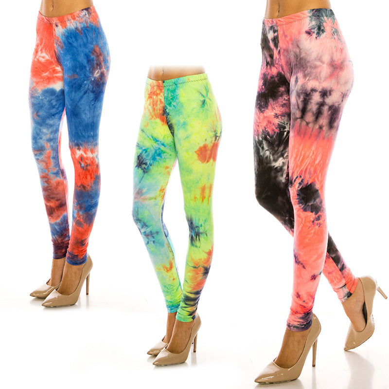 Tie Dye Ultra Soft Leggings (Regular/Plus Size)